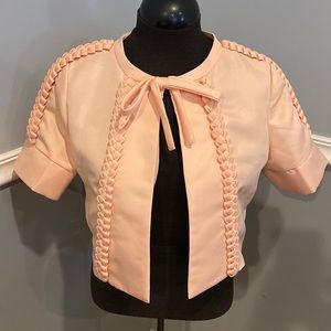 Gracia braided cropped bolero jacket